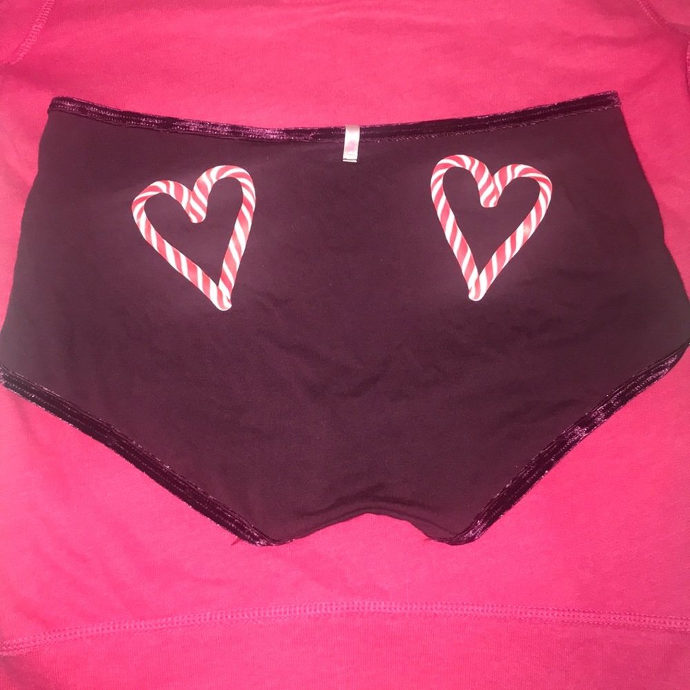 Victoria’s Secret candy cane hearts panties